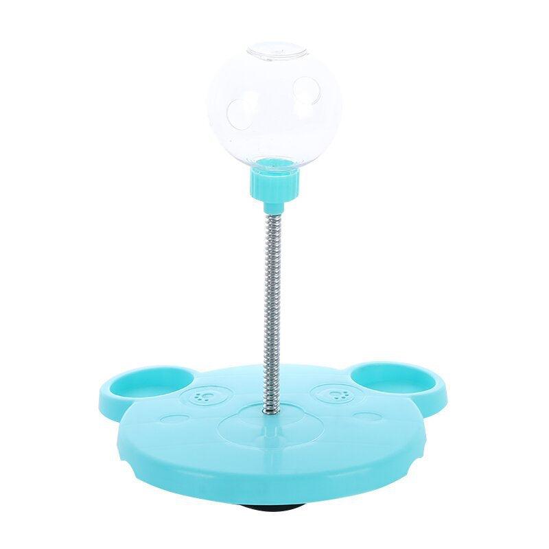 Pet Feeder Cat Toy Pets Leaking Food Ball Self-Playing Tumbler Funny Feeder Puzzle Toys Playing Training Dispenser Bowl