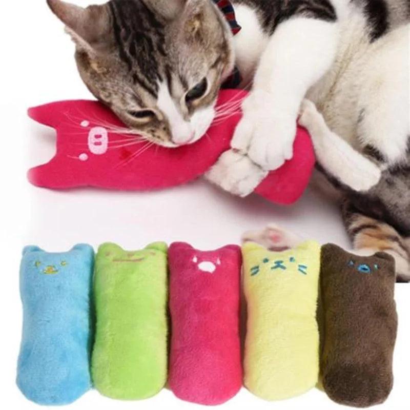 Interactive Catnip Cat Pillow Toy - Fun And Safe Pet Chew Toy To Reduce Boredom And Anxiety