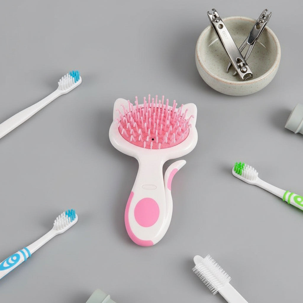 Purrfectly Pink Feline Fur Comb