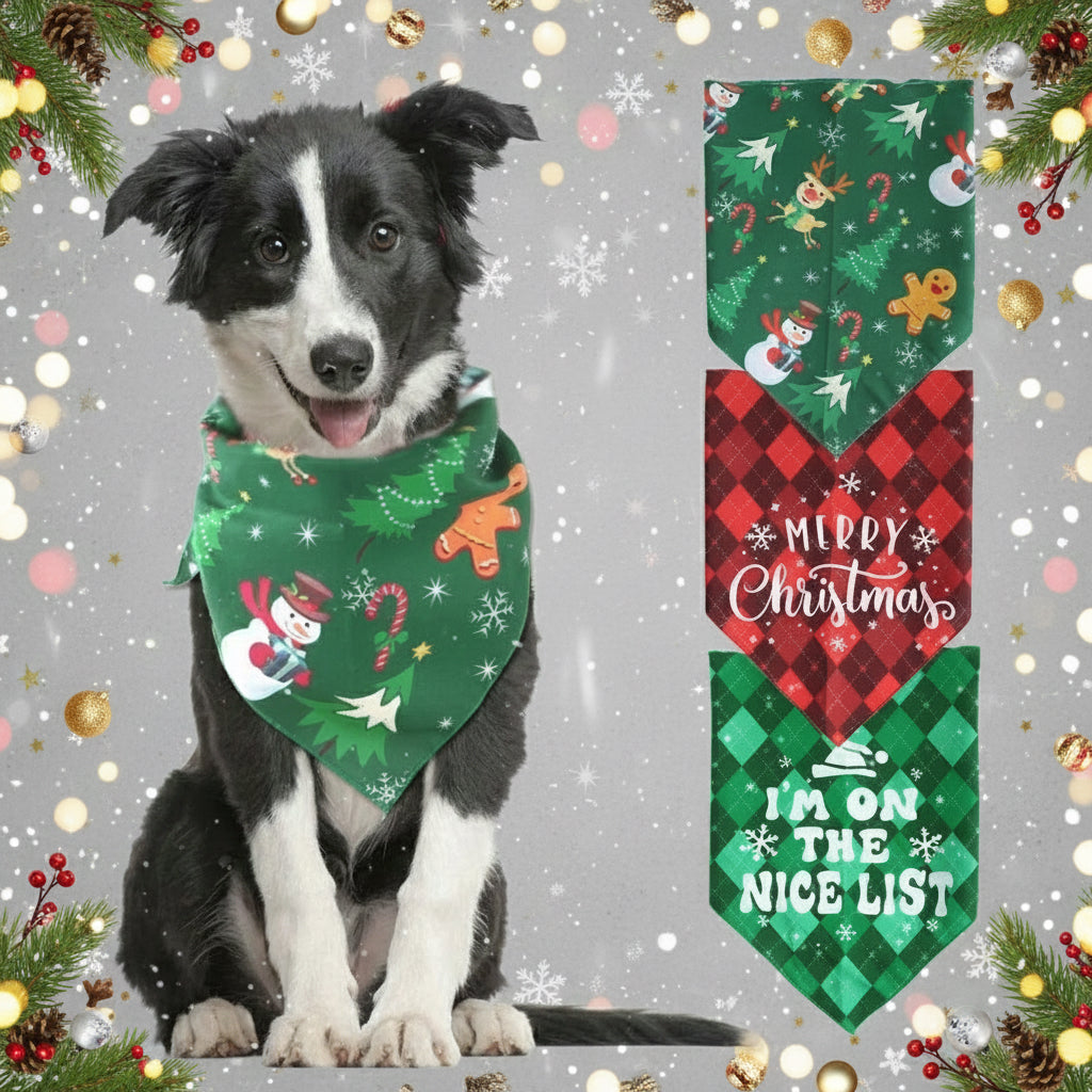 HOT SALES Pets bibs Christmas Pets Bibs Limited Edition