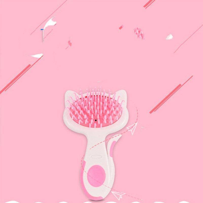 Purrfectly Pink Feline Fur Comb