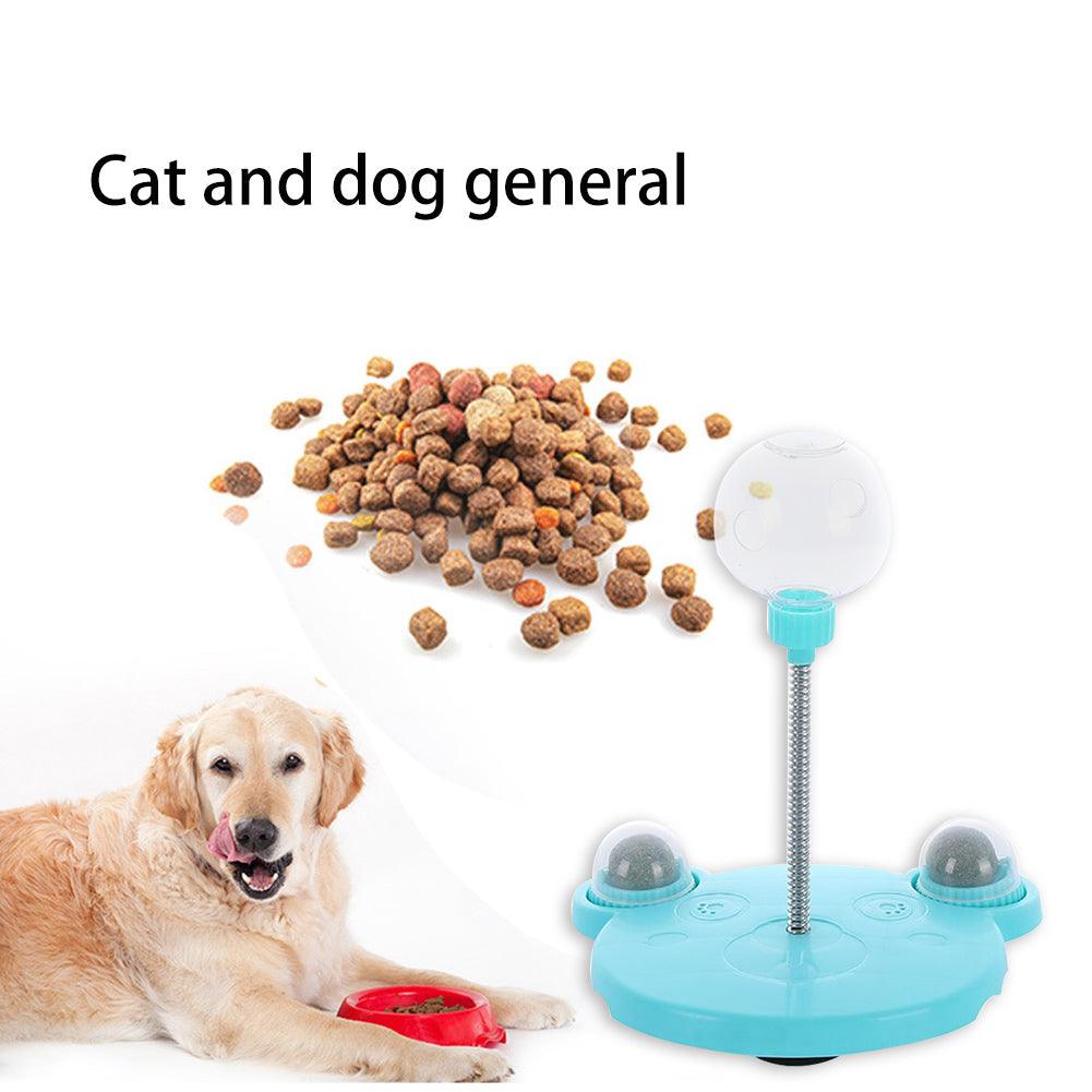 Pet Feeder Cat Toy Pets Leaking Food Ball Self-Playing Tumbler Funny Feeder Puzzle Toys Playing Training Dispenser Bowl