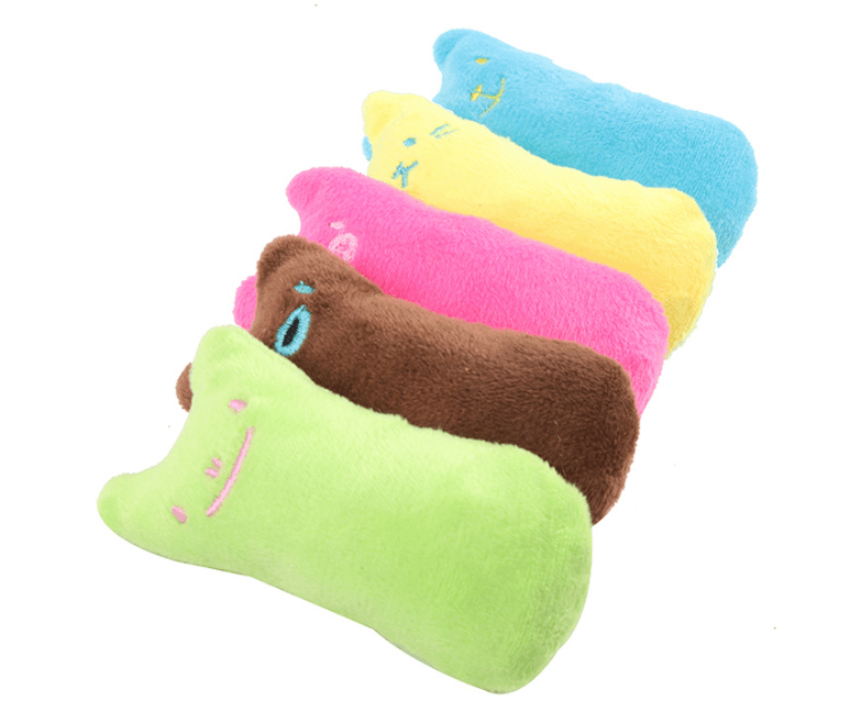 Interactive Catnip Cat Pillow Toy - Fun And Safe Pet Chew Toy To Reduce Boredom And Anxiety