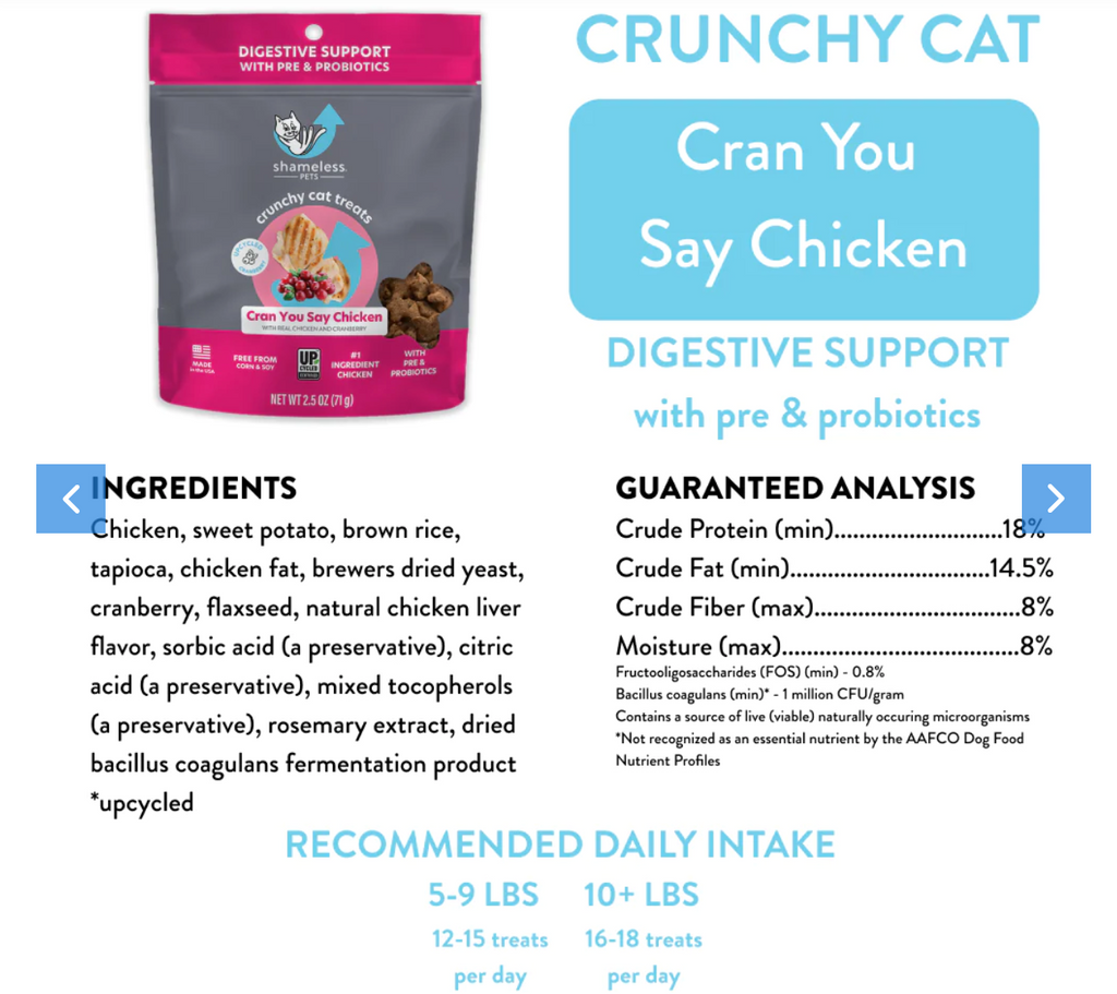 Can you Say Chicken Cat Treats 2.5oz