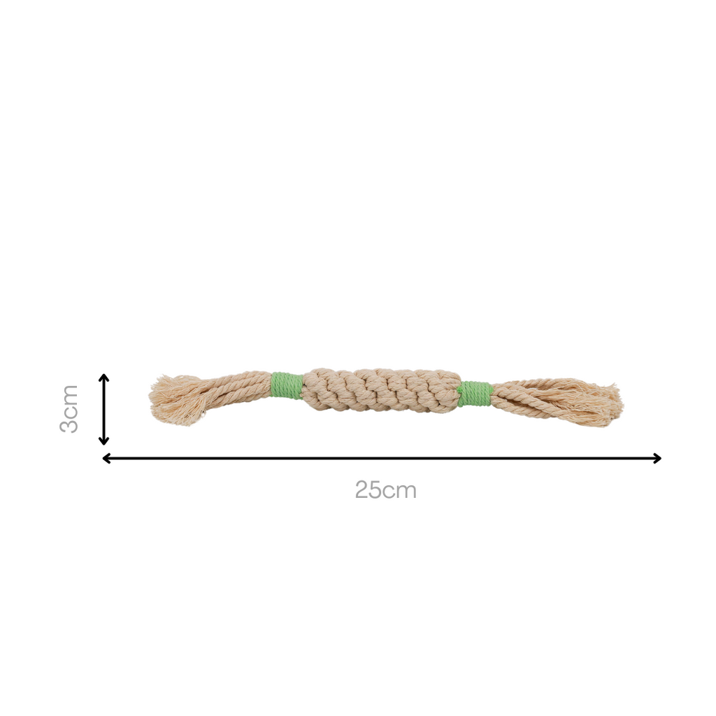 Rainbow Candy Macrame Rope Pet Toy