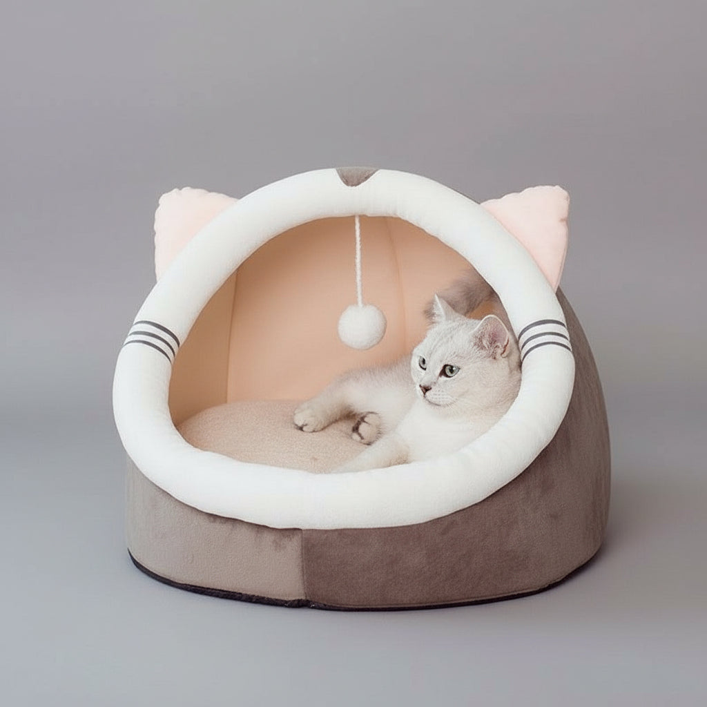 Cozycat Winter Hideaway: Warm And Stylish Cat Litter Kennel