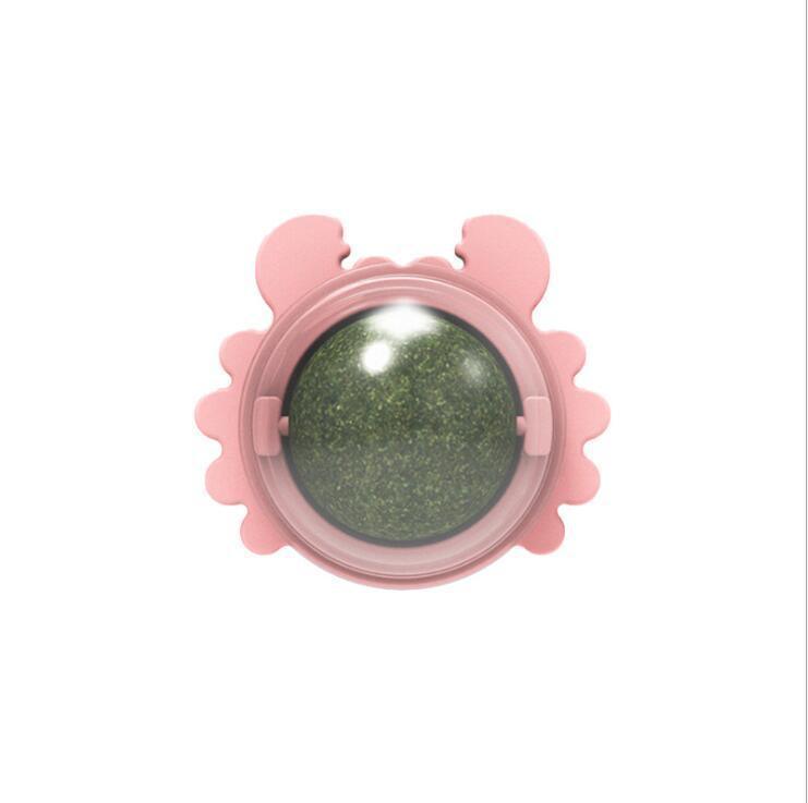 Crabnip Cat Toy: Interactive Spinning Ball For Playful Feline Molars