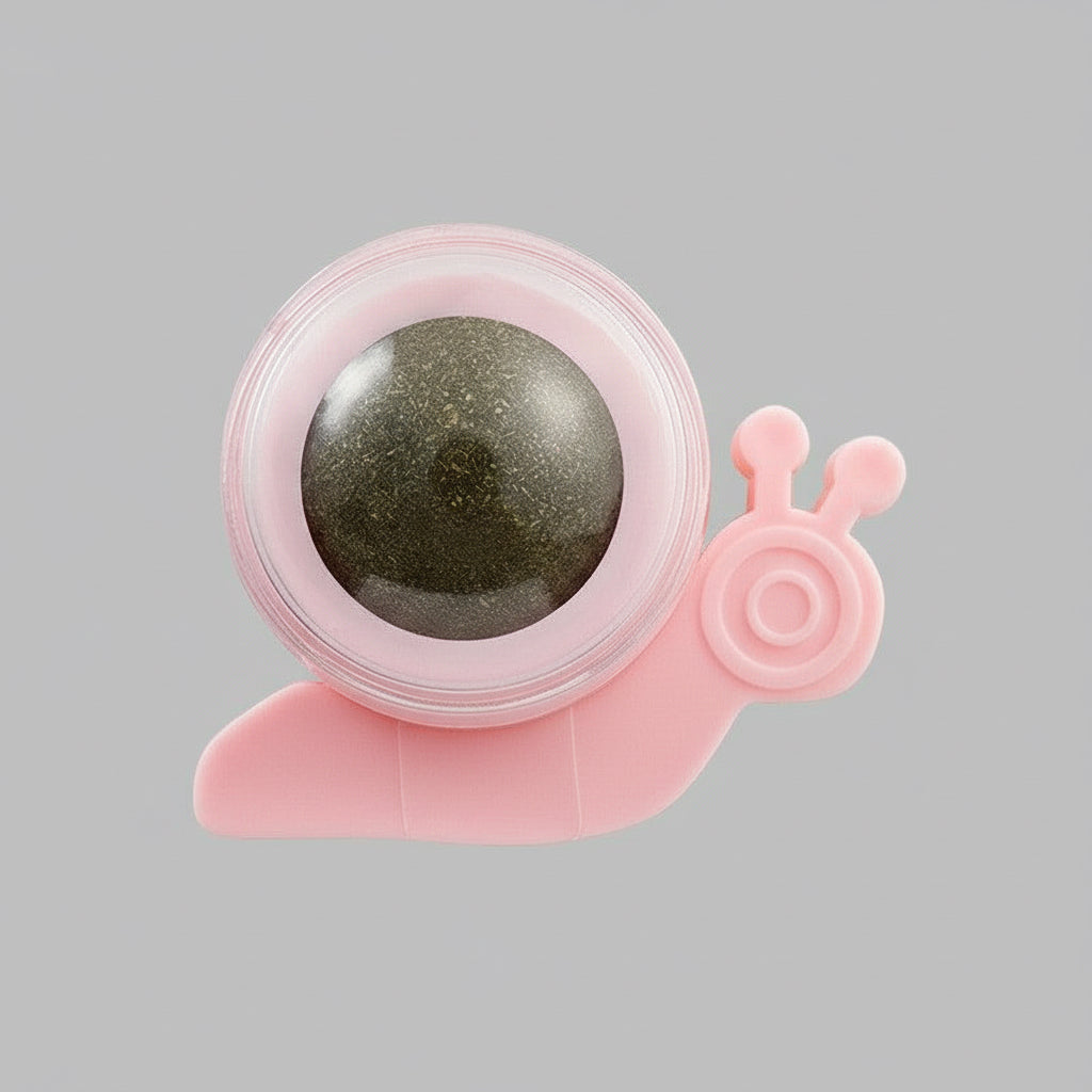 Crabnip Cat Toy: Interactive Spinning Ball For Playful Feline Molars