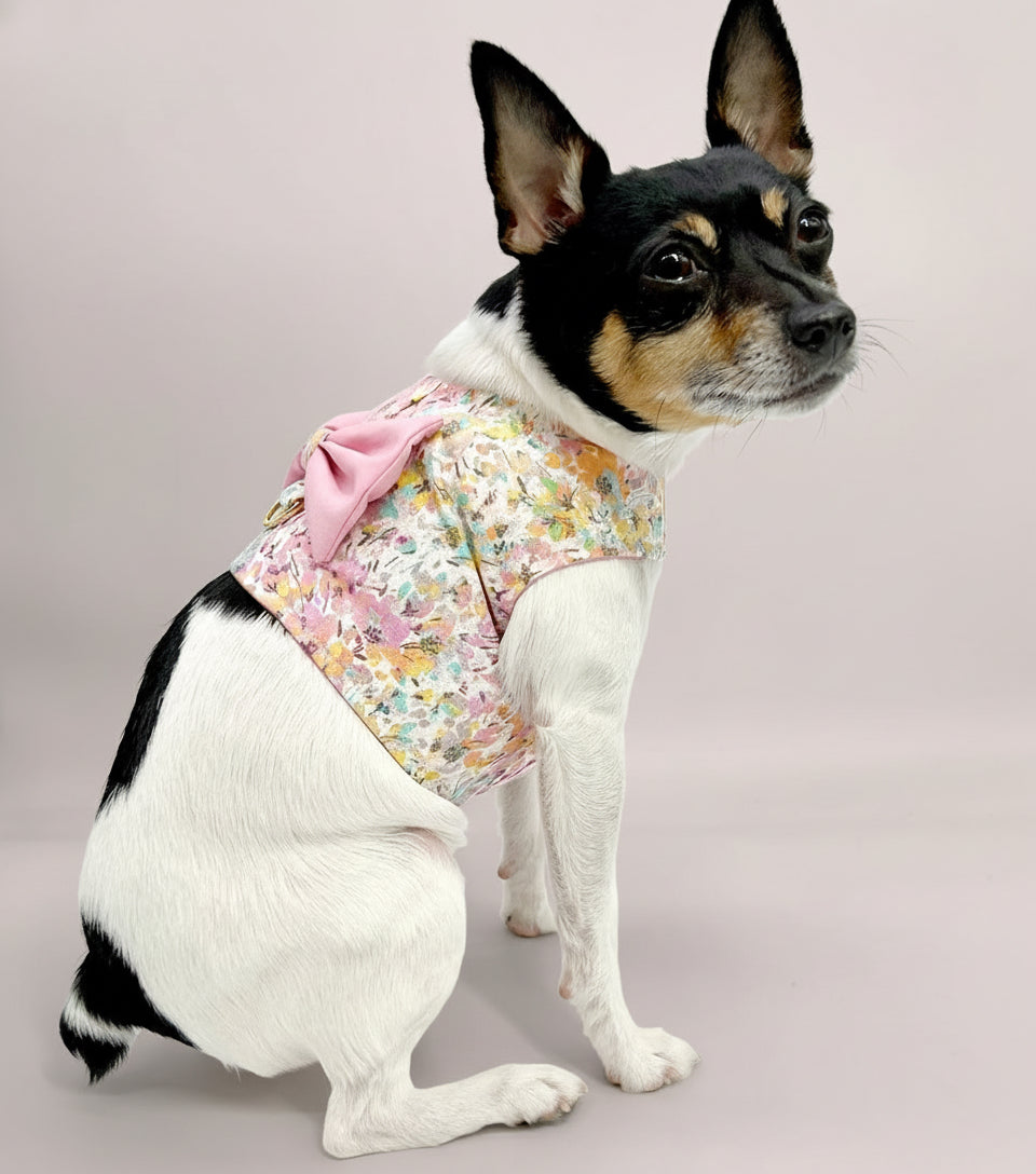 DCNY Pretty in Pink Princess Vest-Style Harness with Bow