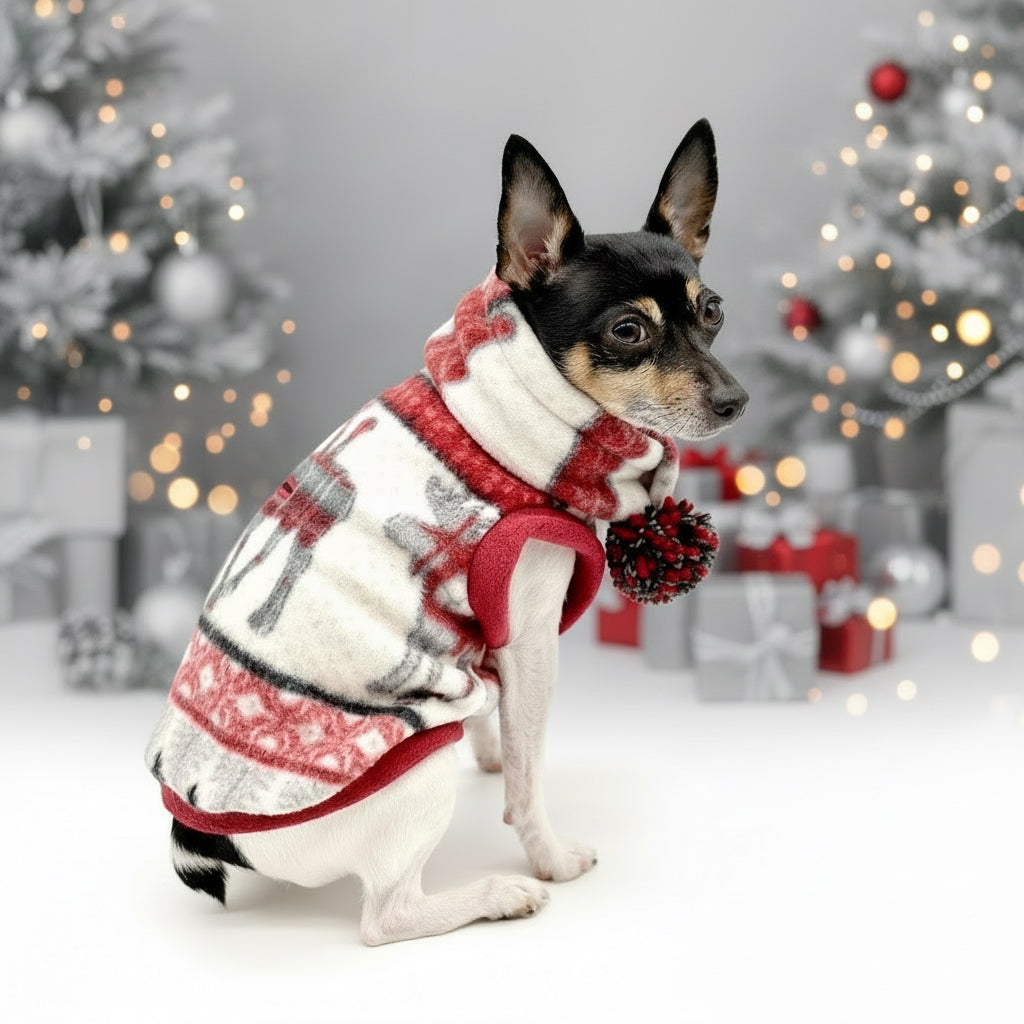 "Through the Woods" Luxe Fleece Blanket Hoodie w/ Pom Pom