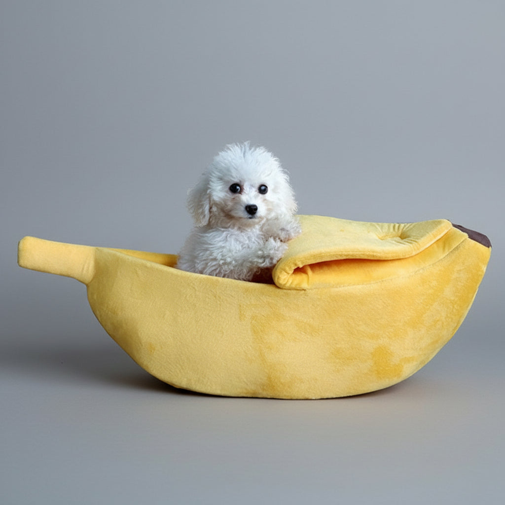 Dog Bed Banana Shape Dog House Pet Cat House Sofa Pet Kennel Nest Warm Dog Sofas Cat Sleeping Bag