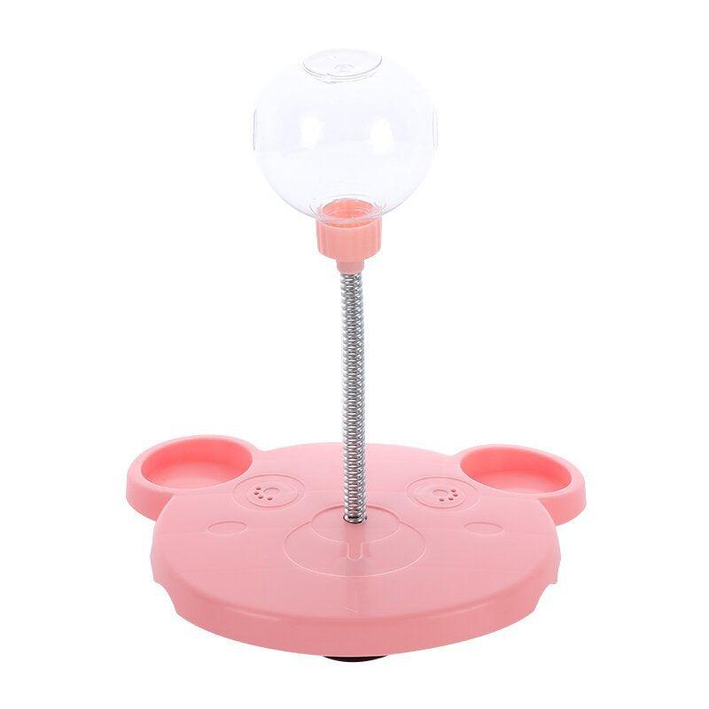 Pet Feeder Cat Toy Pets Leaking Food Ball Self-Playing Tumbler Funny Feeder Puzzle Toys Playing Training Dispenser Bowl