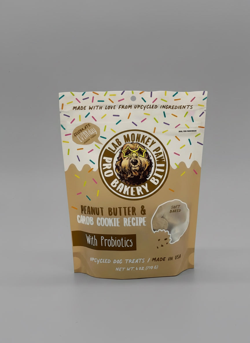 Peanut Butter and Carob Pro Bakery Bites - Soft N Chewy