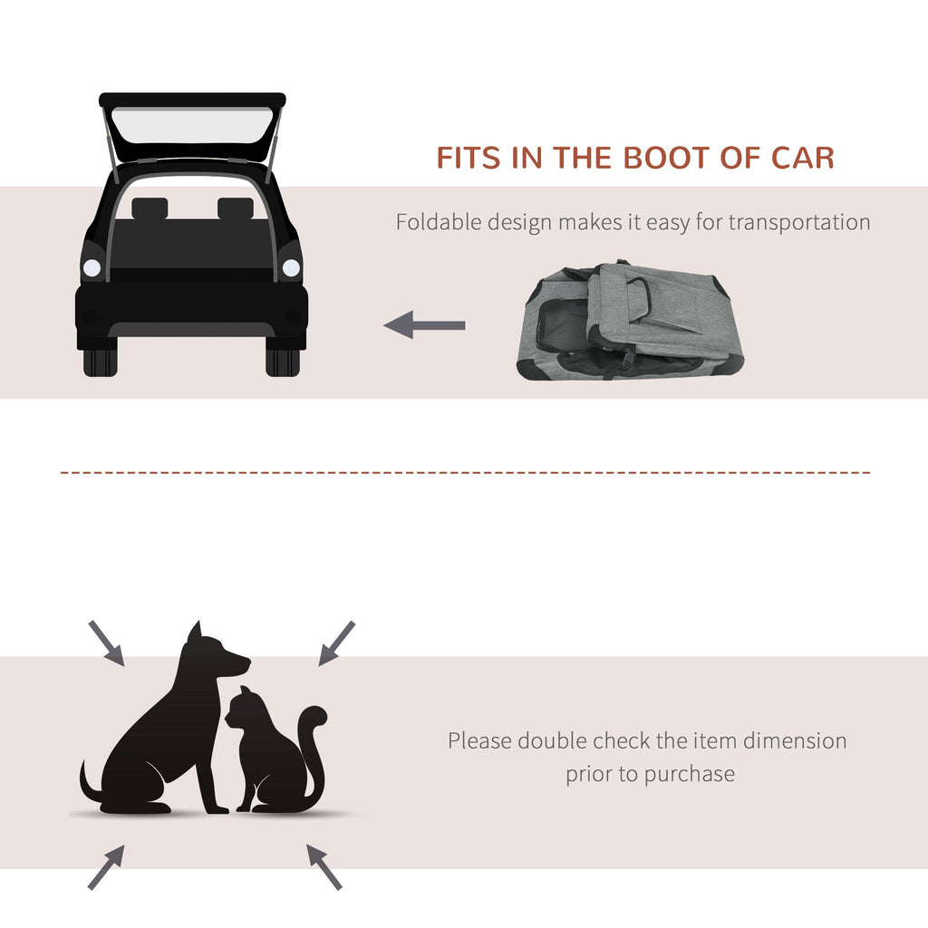 Pet Carrier Bag - Grey